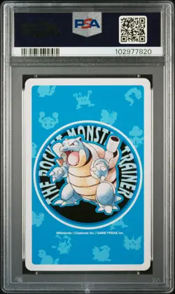 1998 POKEMON BLUE VERSION PLAYING CARDS 8 OF DIAMONDS #131 LAPRAS PSA 10 - Image 2