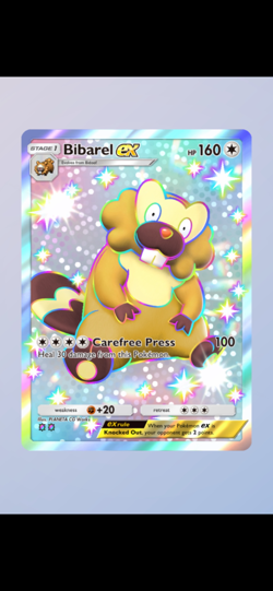 Bibarel TCG Pocket Digital Pokemon card - Image 1