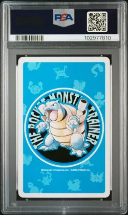 1998 POKEMON BLUE VERSION PLAYING CARDS 4 OF DIAMONDS #002 IVYSAUR PSA 10 - Image 2