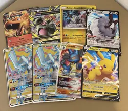 Pokemon Jumbo Card Lot (16 Cards) Charizard Pikachu Rayquaza - Image 2
