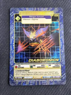 Digimon Diaboromon BO-227 Holo Foil Digi-Battle Card Series 5 - Image 1