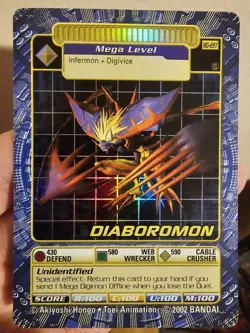 Digimon Diaboromon BO-227 Holo Foil Digi-Battle Card Series 5 - Image 4