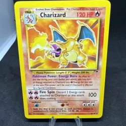 Pokemon TCG Charizard 3/110 2002 Non Holo Rare Card MP - Image 1