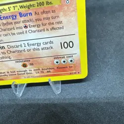 Pokemon TCG Charizard 3/110 2002 Non Holo Rare Card MP - Image 3