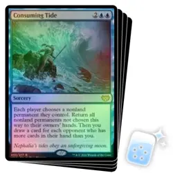 FOIL CONSUMING TIDE X4 Innistrad: Crimson Vow VOW Magic MTG MINT CARD - Image 1