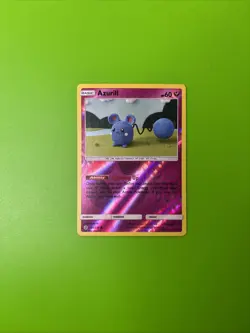 Azurill 146/236 Cosmic Eclipse Reverse Holo Pokemon Card NM - Image 1