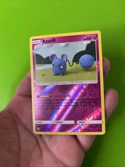 Azurill 146/236 Cosmic Eclipse Reverse Holo Pokemon Card NM - Image 3