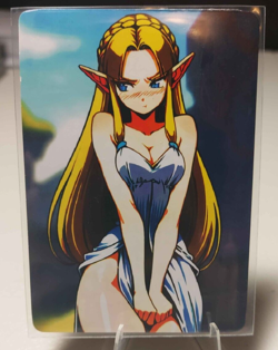Zelda Full Art Goddess Story The Legend of Zelda Waifu Anime Trading Card - Image 1