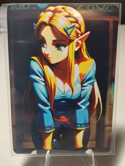 Zelda Full Art Goddess Story The Legend of Zelda Waifu Anime Trading Card - Image 1