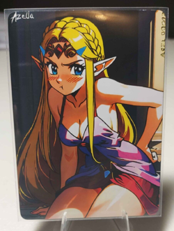 Zelda Full Art Goddess Story The Legend of Zelda Waifu Anime Trading Card - Image 1
