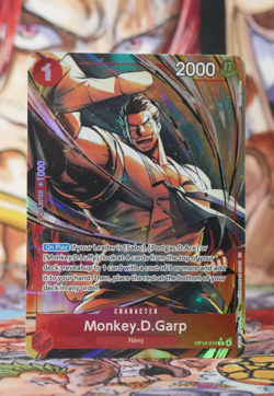 Monkey.D.Garp OP13-016 (R) One Piece Card Carrying On His Will English Alt Art - Image 1
