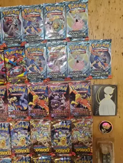 Pokemon Card Lot 36 Booster Packs sealed Destined Rivals Mega Journey Surging Sp - Image 3