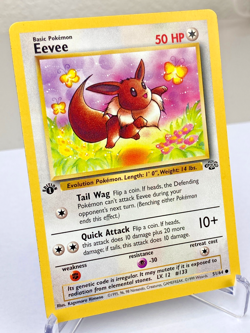 Eevee 51/64 Jungle Set 1st Edition WOTC Pokemon Card - Lightly Played - Image 2
