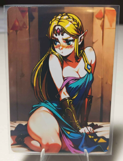 Zelda Full Art Goddess Story The Legend of Zelda Waifu Anime Trading Card - Image 1