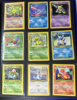 Vintage Pokemon Binder Lot - Base Set, Jungle, Neo Discovery - 27 Cards - Image 2