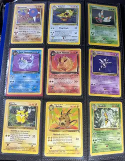 Vintage Pokemon Binder Lot - Base Set, Jungle, Neo Discovery - 27 Cards - Image 3
