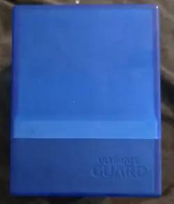 Blue Ultimate Guard 100 Boulder Commander Card Case - Image 1