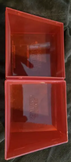 Red Ultimate Guard 100 Boulder Commander Card Case - Image 2