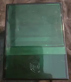 Green Clear Ultimate Guard 100 Boulder Commander Card Case - Image 1
