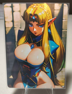 Zelda Full Art Goddess Story The Legend of Zelda Waifu Anime Trading Card - Image 1