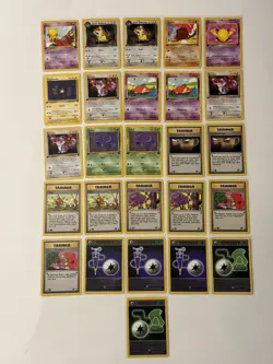 Team Rocket 2000 1st Edition Lot of 26 Vintage WOTC Pokemon TCG Cards - NM! - Image 1