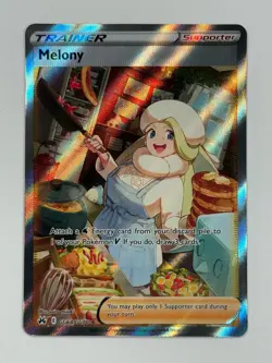 Pokemon Cards Melony GG64/GG70 Crown Zenith Galarian Gallery Rare Ultra - Image 1