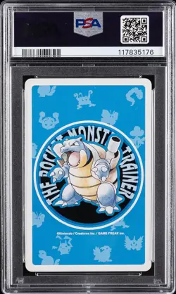 1998 POKEMON BLUE VERSION PLAYING CARDS JACK OF SPADES BLUE PSA 10 - Image 2