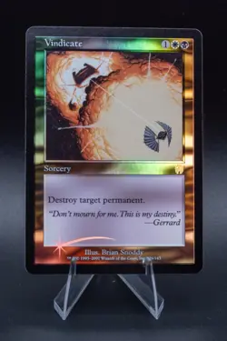 Vindicate: 2001 Magic the Gathering - Apocalypse Foil - Image 1