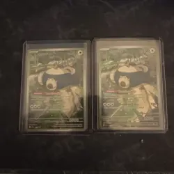 Snorlax 051 Pokemon Center Exclusive S&V 151 Promo And Regular. Both!! M/NM - Image 1