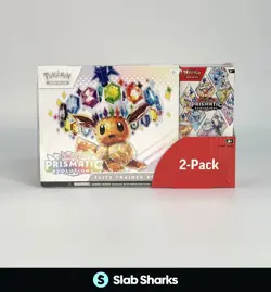 POKEMON PRISMATIC EVOLUTIONS ELITE TRAINER BOX BOOSTER BUNDLE 2-PACK SEALED - Image 1
