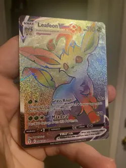 Leafeon VMAX - 204/203 - Pokemon Evolving Skies Sword Shield Secret Rare Card NM - Image 3