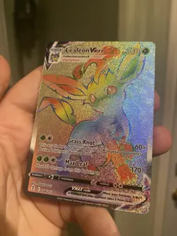 Leafeon VMAX - 204/203 - Pokemon Evolving Skies Sword Shield Secret Rare Card NM - Image 5