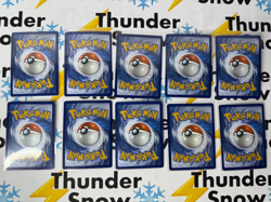 ⚡❄ Pokemon TCG ENGLISH Lot of 10 We Combine 🛳 🇺🇸 #307 Reverse Holo Scyther - Image 2