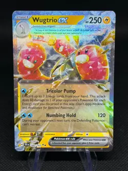 Wugtrio EX 60/162 Double Rare Holo Temporal Forces Pokemon TCG NM - Image 1