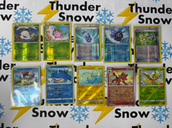 ⚡❄ Pokemon TCG ENGLISH Lot of 10 We Combine 🛳 🇺🇸 #306 Reverse Holo Keldeo - Image 1
