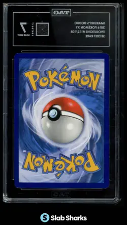 2016 POKEMON XY EVOLUTIONS #112/108 IMAKUNIU'S DODUO SECRET RARE TAG 7 - Image 2