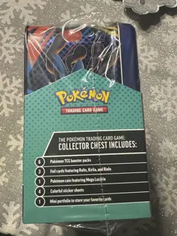 2025 POKEMON TCG COLLECTOR TREASURE CHEST LUNCH BOX TIN NEW/SEALED - Image 3