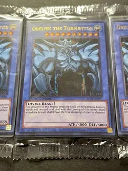 Ra + Obelisk + Slifer | Egyptian Gods | Quarter Century Sealed Promos | YuGiOh! - Image 3