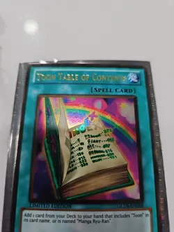 Toon Table of Contents - GLD4-EN039 - Gold Rare - Limited Edition NM YuGiOh! Go - Image 2