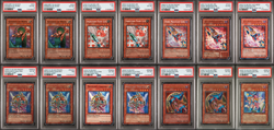 Lot of 14 VINTAGE PSA YU-GI-OH! Collection Dark Magician Girl Toon Fairy Lily - Image 1