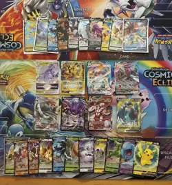 Pokemon Card Lot Full Art Alt Art Fire Pikachu Giratina Crobat 29 Cards - Image 1