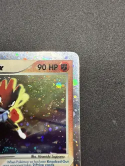 Pokemon TCG Hitmonchan EX Ruby and Sapphire Holo Ultra Rare Card 98/109 DAMAGEDU - Image 4