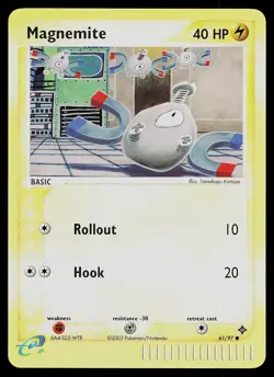 Pokemon Card - Magnemite Dragon 61/97 Common Reverse Holo - Image 1