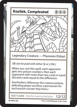 Kozilek, Compleated N/A NM Normal Mystery Booster 2 Playtest Cards MTG EN - Image 1