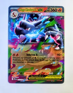 Mega Charizard x EX 109/094 and EX 013/094 Phantasmal Flames NM 2 Card Lot ME02 - Image 3