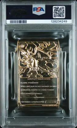 1999 BURGER KING POKEMON GOLD CARDS CHARIZARD PSA 8 - Image 2