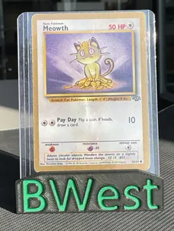 Meowth 56 Gold Border Promo 1999 Miscellaneous Cards & Products MCAP Fruit Roll - Image 1