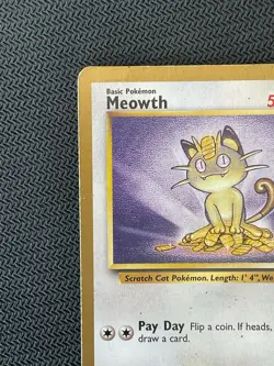 Meowth 56 Gold Border Promo 1999 Miscellaneous Cards & Products MCAP Fruit Roll - Image 3