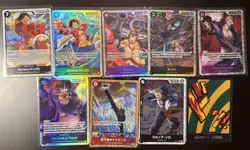 9 Card One Piece Lot Eng/JP - Promo, SR, Dons, Etc. NM Lot - Image 1