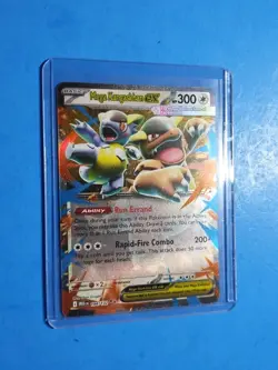 Pokemon 🔥 Mega Kangaskhan EX Card Holo Rare 300 HP Trading Card 😯😯 - Image 3